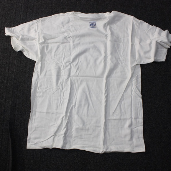 Vintage Overkill Labatt Blue Light Beer T-Shirt XL White 1990 New Short Sleeve - Picture 3 of 9